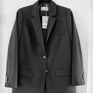 Everlane Oversized Boyfriend Blazer - Black - Size 8